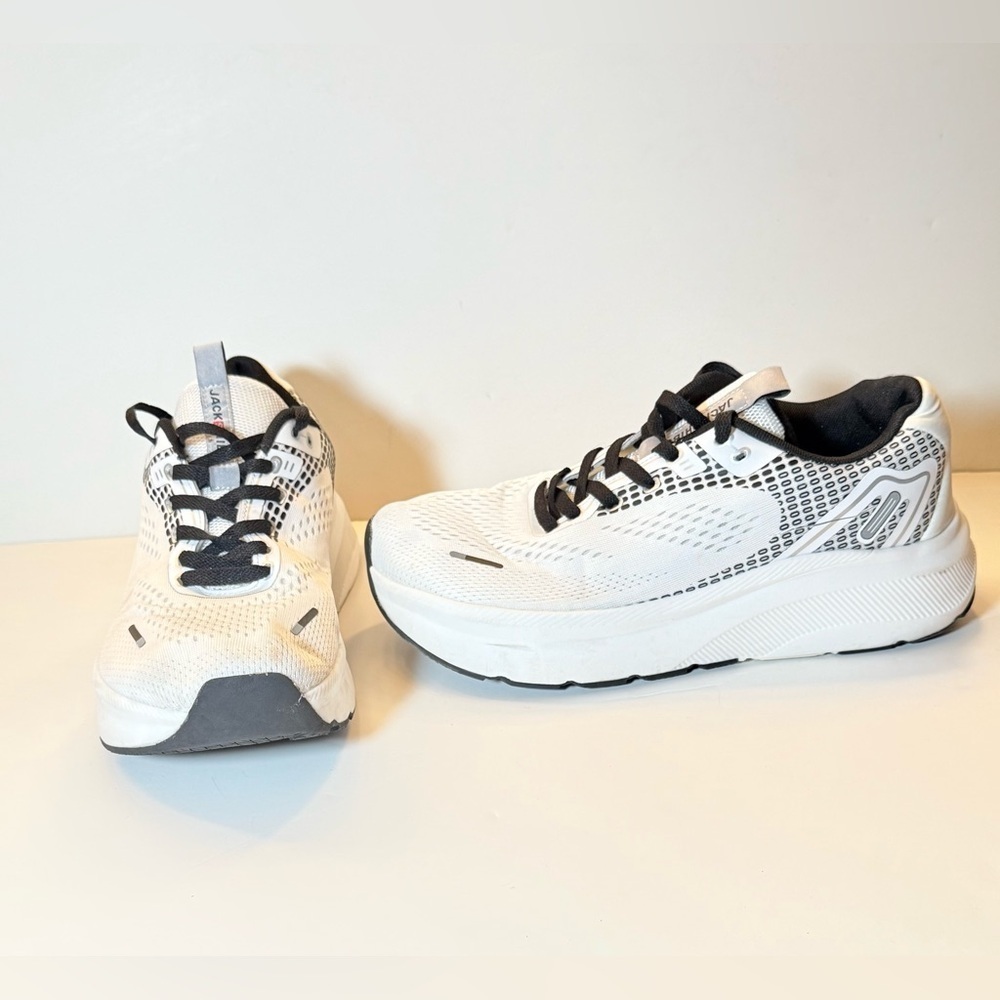 Men's White and Black Athletic Shoes size 10.5